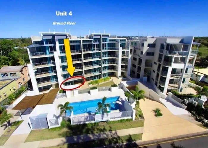 Bargara Oceanfront Luxury Grd Flr Apartment